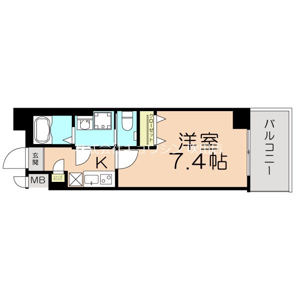 ワコーレヴィータ吹田高浜の間取り