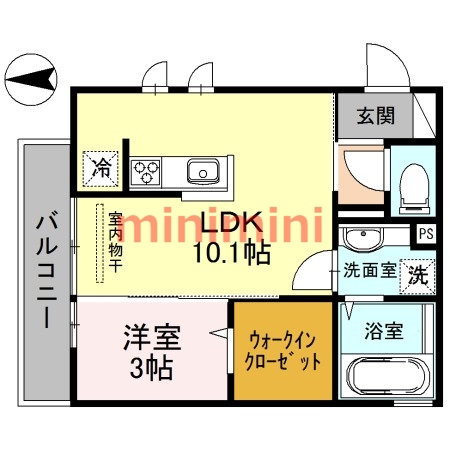 【アロッジオ　ヒカリ　大手町の間取り】