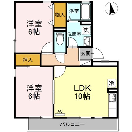 グローリー中村の間取り