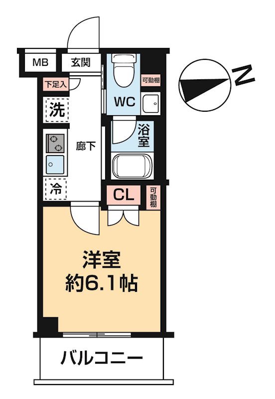 ＡＺＥＳＴ川口の間取り