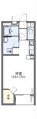 レオネクストプリーモ　Ａの間取り