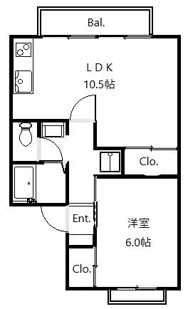 セジュールエルの間取り