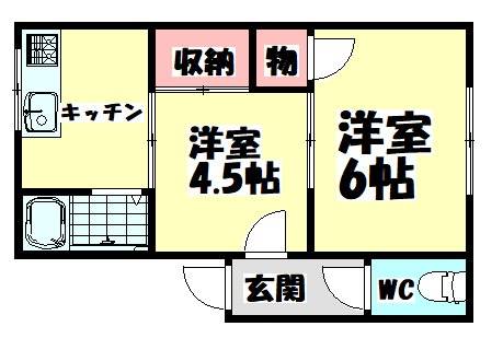 リメイン和泉IIの間取り