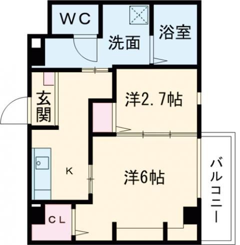 堺市堺区少林寺町東のマンションの間取り