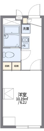 【レオパレス苦楽園の間取り】