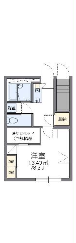 レオパレスプレミール鳥の木の間取り