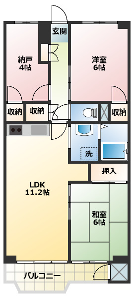 志木ファイブハイツの間取り