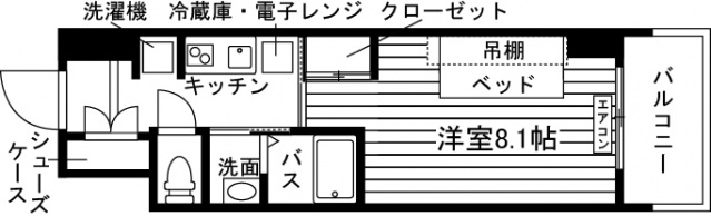 S-RESIDENCE伊都Attirantの間取り