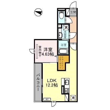 D-ROOM和田町の間取り