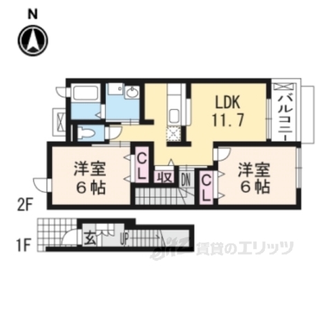 エヴァーアトラスの間取り