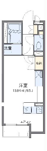 ミランダストーンイエロー加古川の間取り