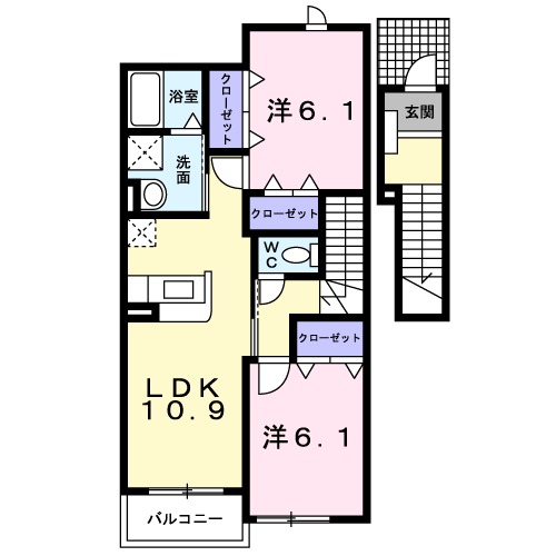 パークサイドチェリーの間取り