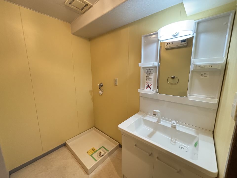 洗面設備　洗面脱衣所です