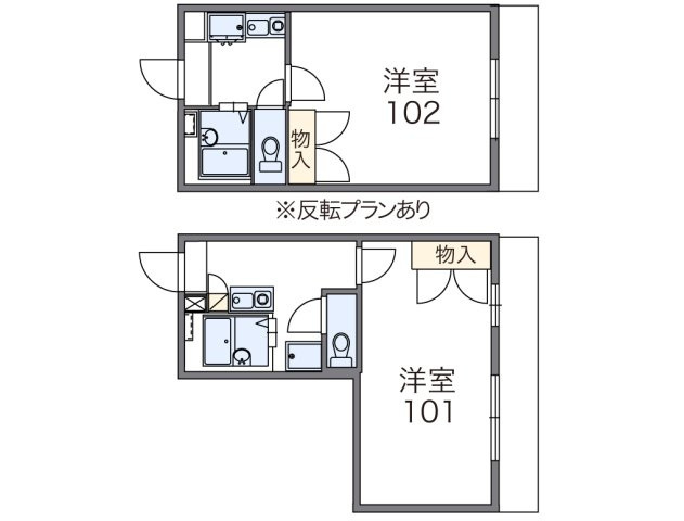 レオパレスイクシードの間取り