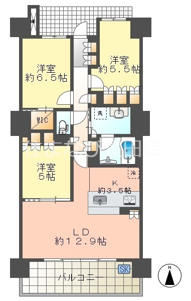 パークタワー豊田の間取り