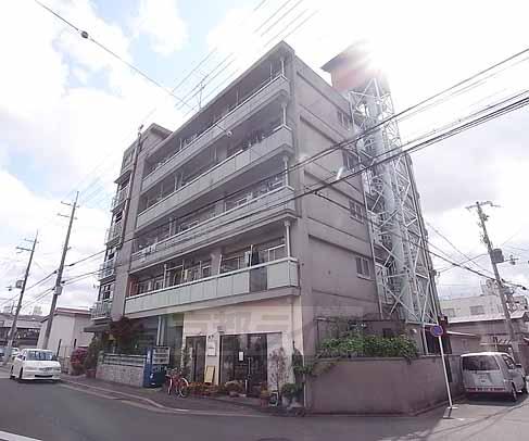 京都市左京区一乗寺払殿町のマンションの建物外観