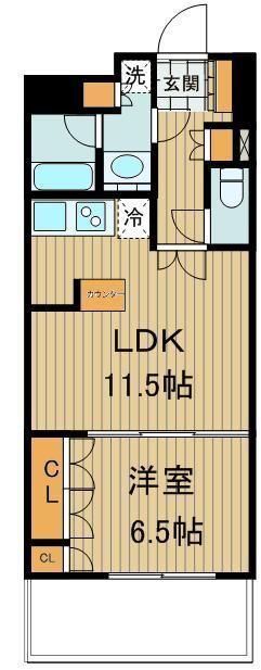 【江東区豊洲のマンションの間取り】