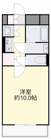 倉敷市新倉敷駅前のマンションの間取り