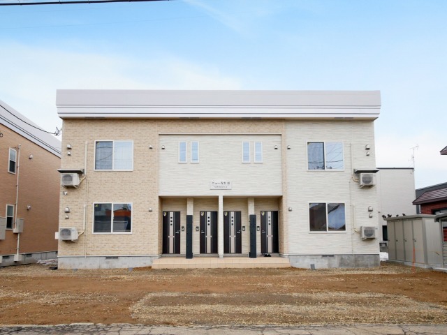 建物外観　閑静な住宅地に建つ都市ガスアパートです♪