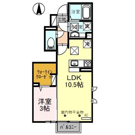 TenINOTSUME(テンイノツメ）の間取り