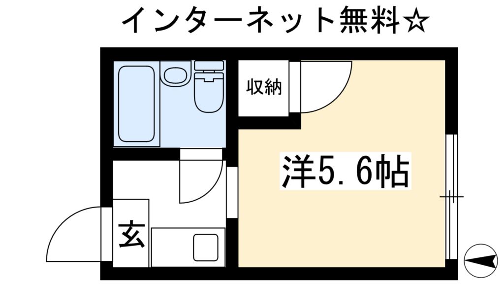 ハイツ鳳の間取り