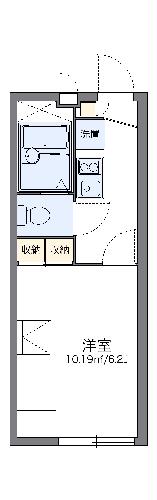 【レオパレスパルメリアの間取り】