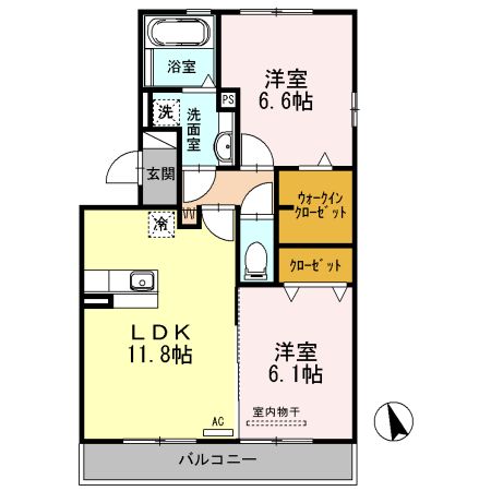 イモービリアーレ・タンタン　II棟の間取り