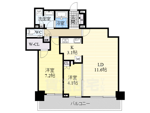 ザ・セントラルマークタワーの間取り