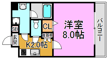 カーサセレノIIの間取り