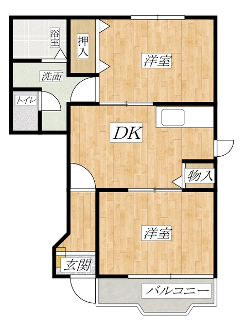 ラフォーレ壱番館の間取り