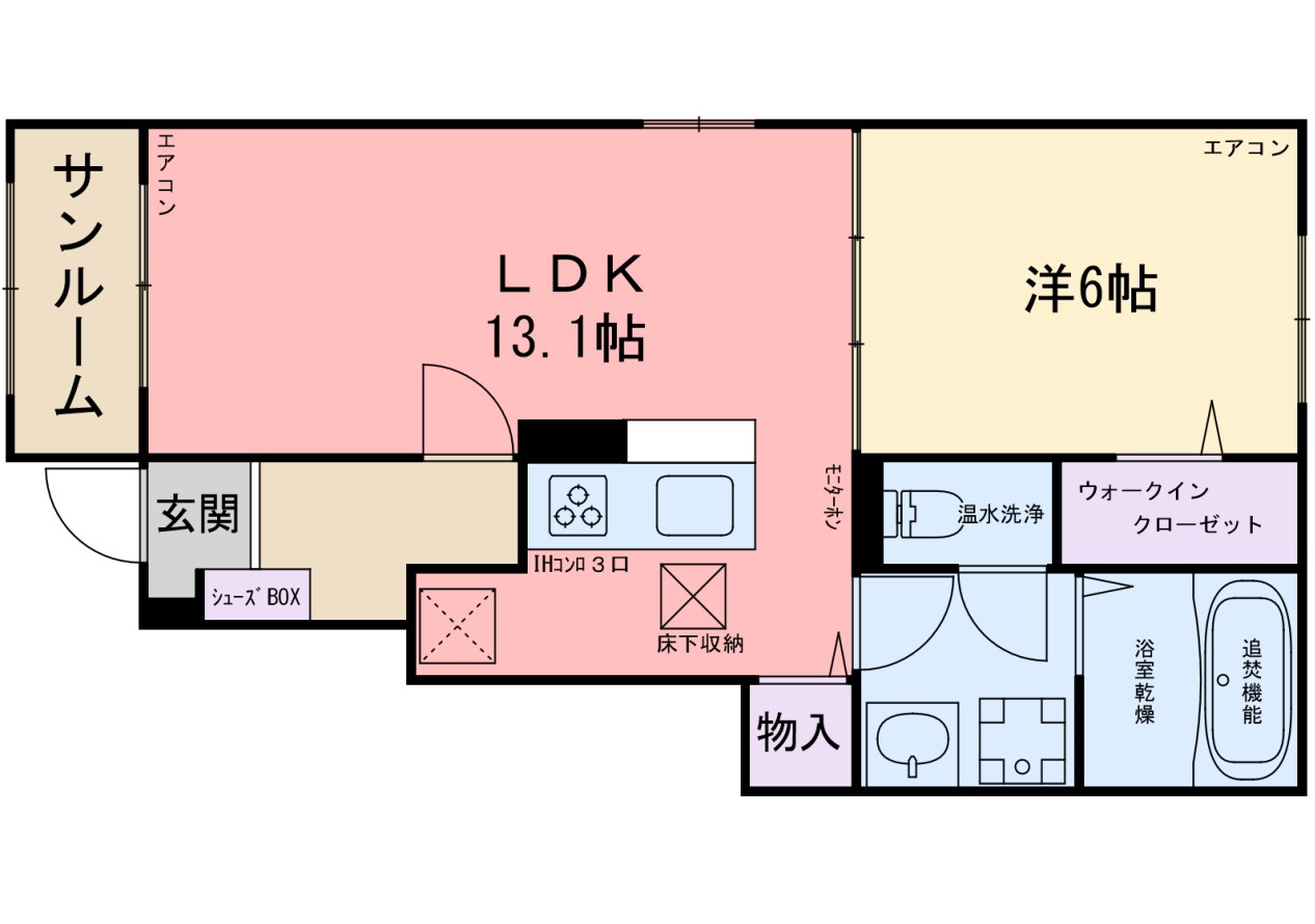 東風レジデンス　Ｂ棟の間取り