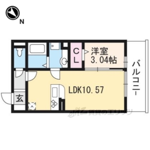 Ｄ－ｒｏｏｍ三山木の間取り