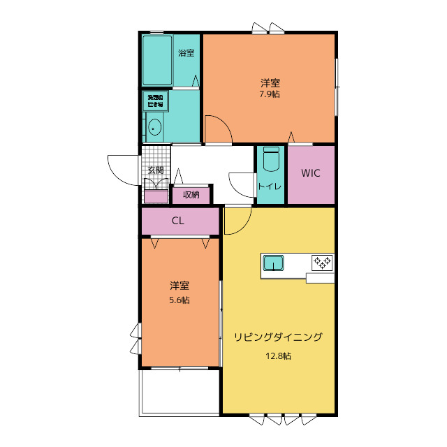 エトワール緑ヶ丘の間取り