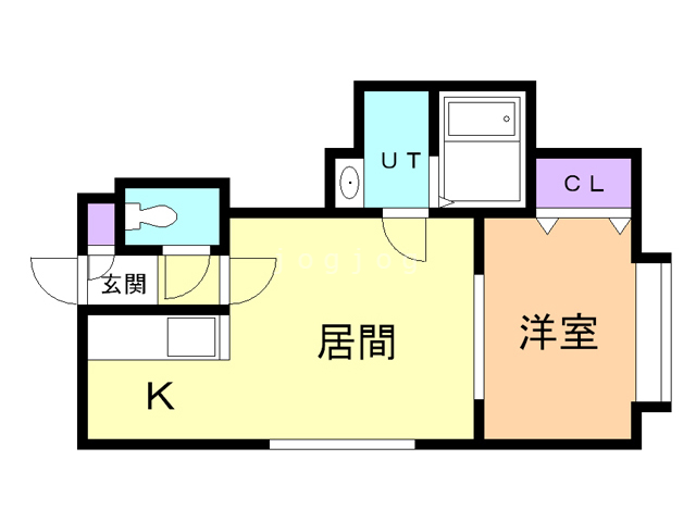 フルール旭の間取り