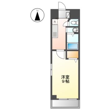 サンパティーク東片端の間取り