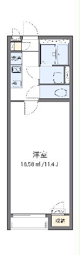 クレイノプランドールの間取り