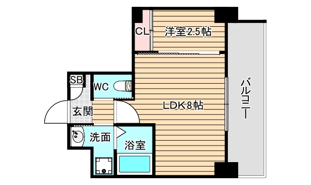 テラ西九条の間取り