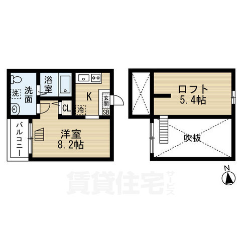 パークアベニュー露橋の間取り