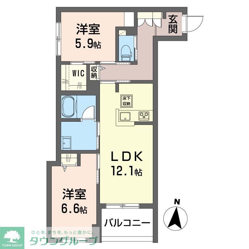 アルフラット万願寺の間取り