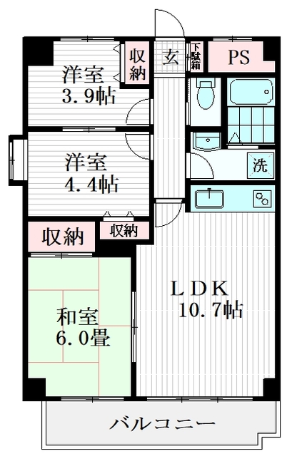 T′s garden藤沢長後の間取り