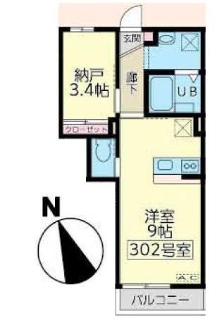 エニーレ?砂駅東IIの間取り