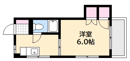 広島市西区楠木町のマンションの間取り