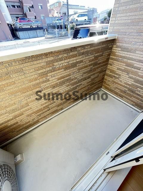 バルコニー　広々としたバルコニーです