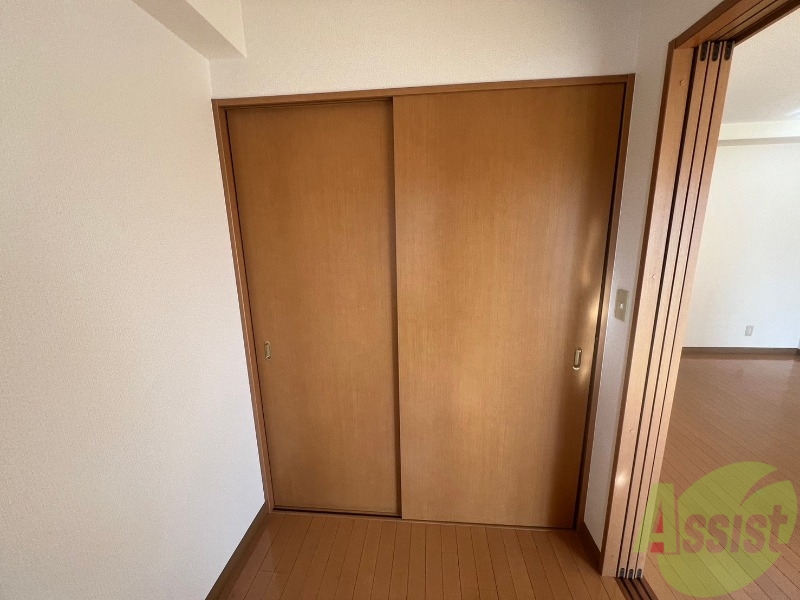 収納　クローゼットがあるのでしっかり収納ができます