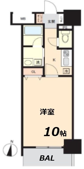 セレッソコート新大阪の間取り