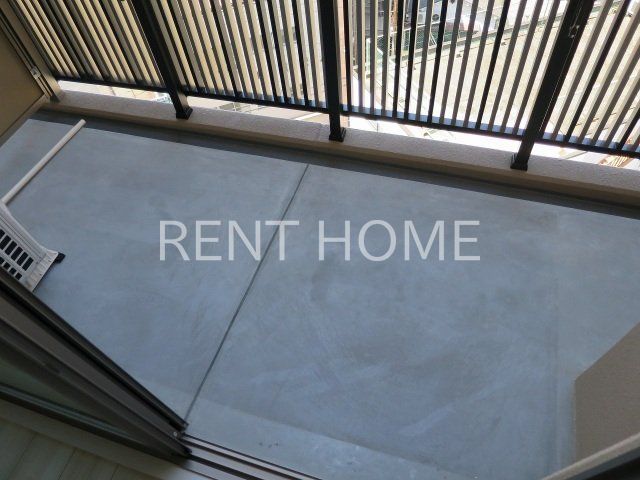 バルコニー　北向きベランダです