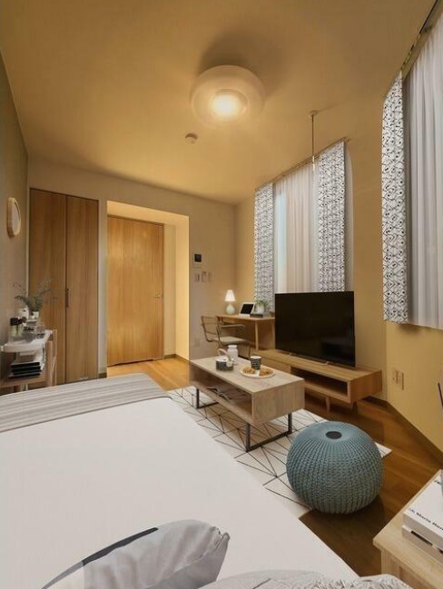 居室・リビング　家具はつきません