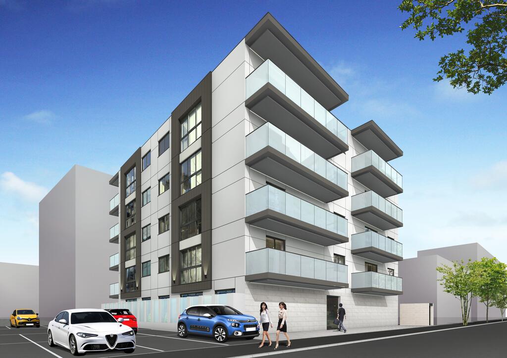 建物外観　完成予想　外観パース