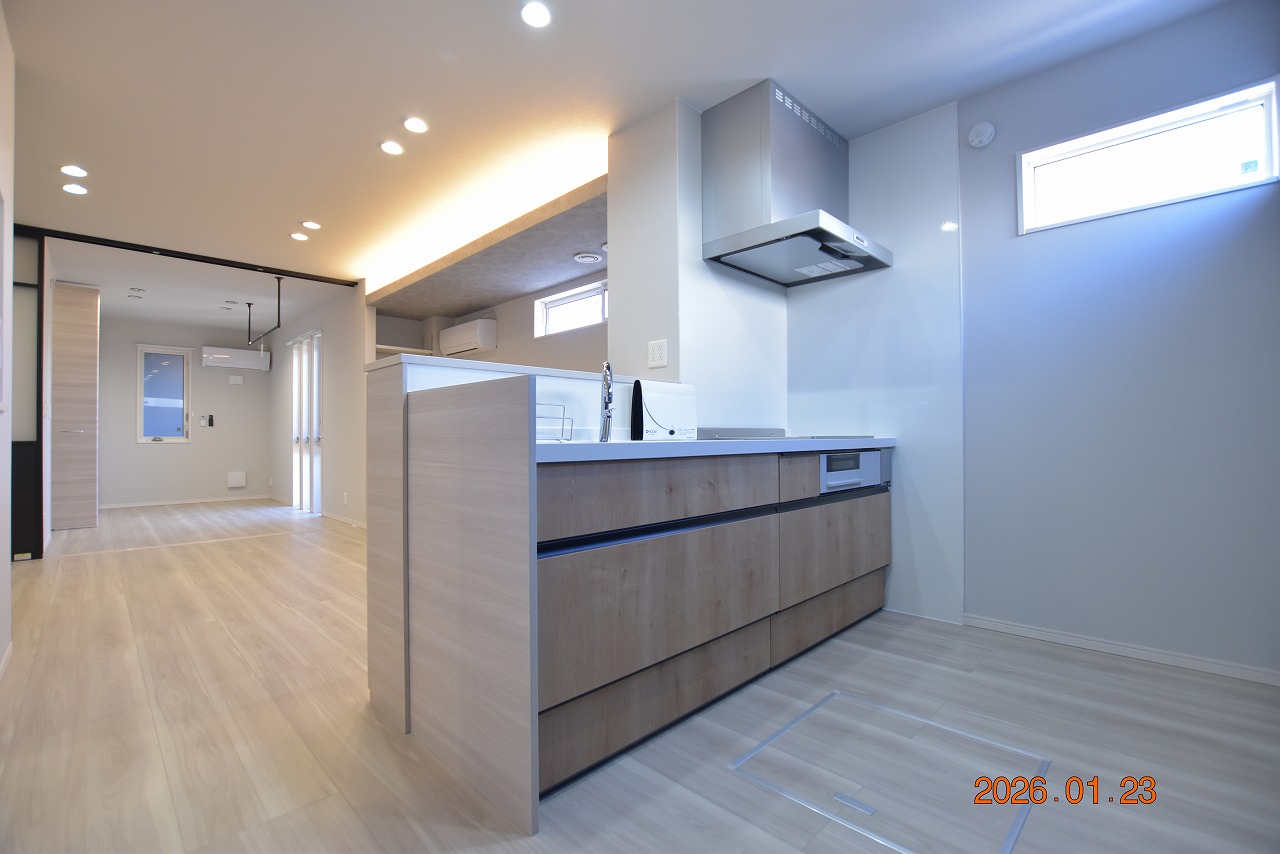 キッチン　ペット可【犬・猫】1匹迄★高級アパート★新築★宇都宮駅徒歩圏