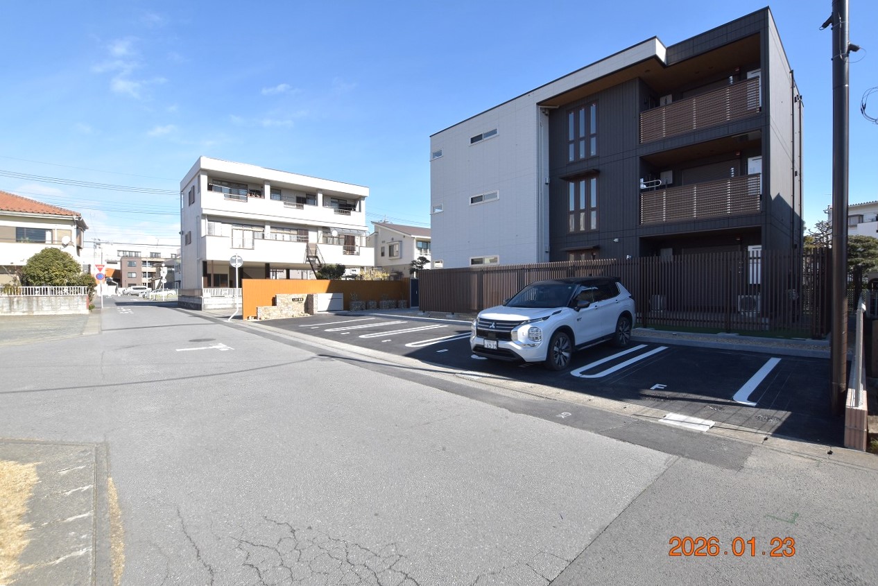 建物外観　ペット可【犬・猫】1匹迄★高級アパート★新築★宇都宮駅徒歩圏